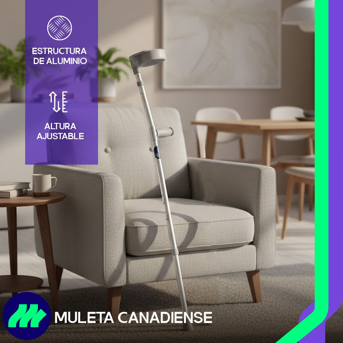 Regatón antiderrapante que ofrece tracción y seguridad en distintas superficies.