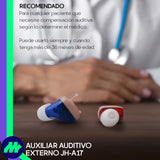 Audífonos Amplificador Estuche Recargable Auxiliar Auditivo 6 Niveles De Volumen Rango De Frecuencia 250hz-5000hz