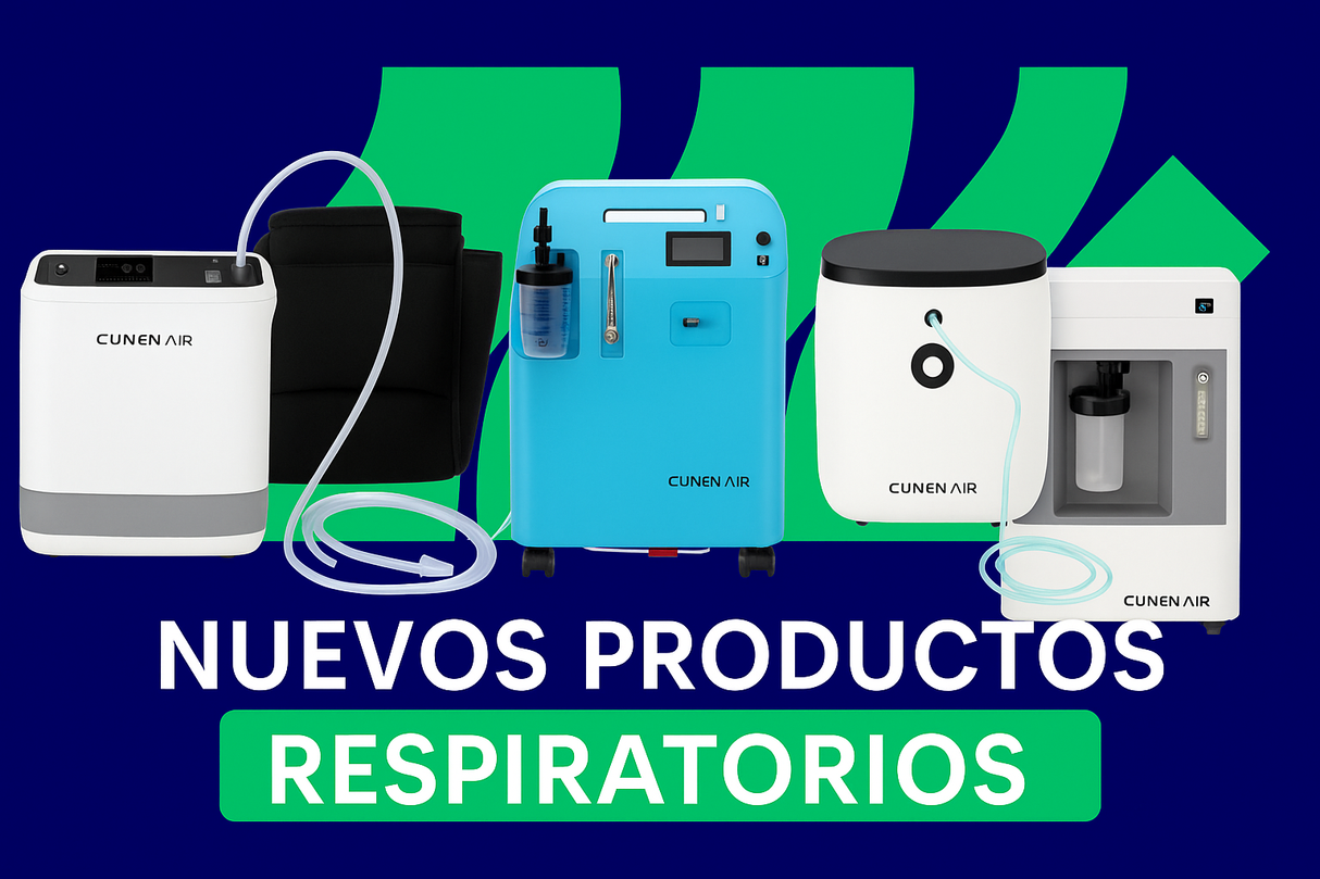Concentrador de Oxígeno Longfian 7 Litros Uso Doméstico Portátil Silencioso con Pantalla LCD y Regulador de Flujo Bajo Nivel Sonoro,