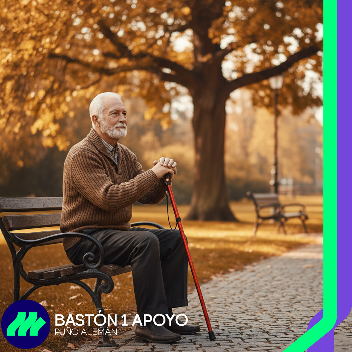 Puño francés de plástico ergonómico que ofrece un agarre cómodo y reduce la fatiga en la mano.