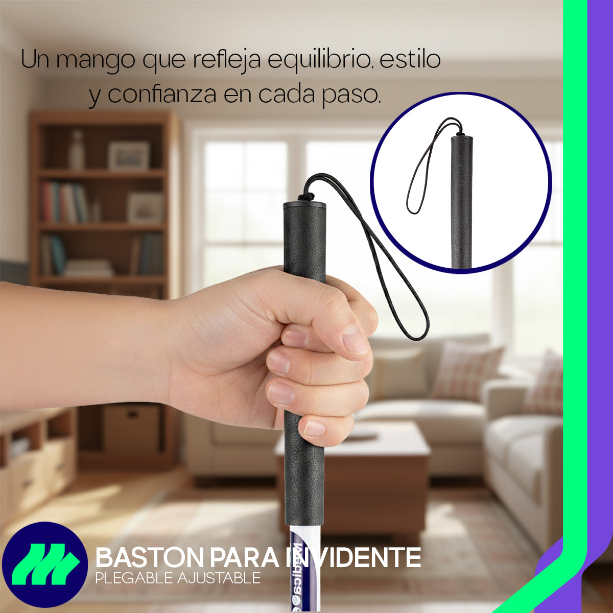 Tubo de aluminio ligero y duradero, recubierto con esmalte blanco y rojo reflectante para uso continuo y prolongado.