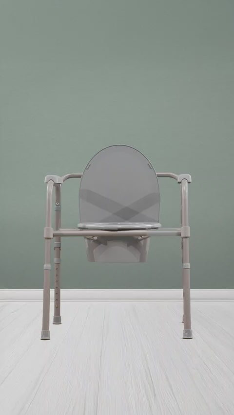 Silla Comodo 3 En 1 Wc Silla Ducha Aumento Baño Adultos Mayores Medicalstore Confrtable Plegable